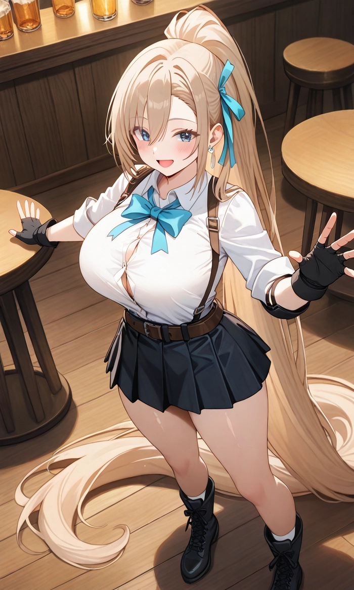 Ảnh Asuna Ichinose Blue Archive phong cách anime