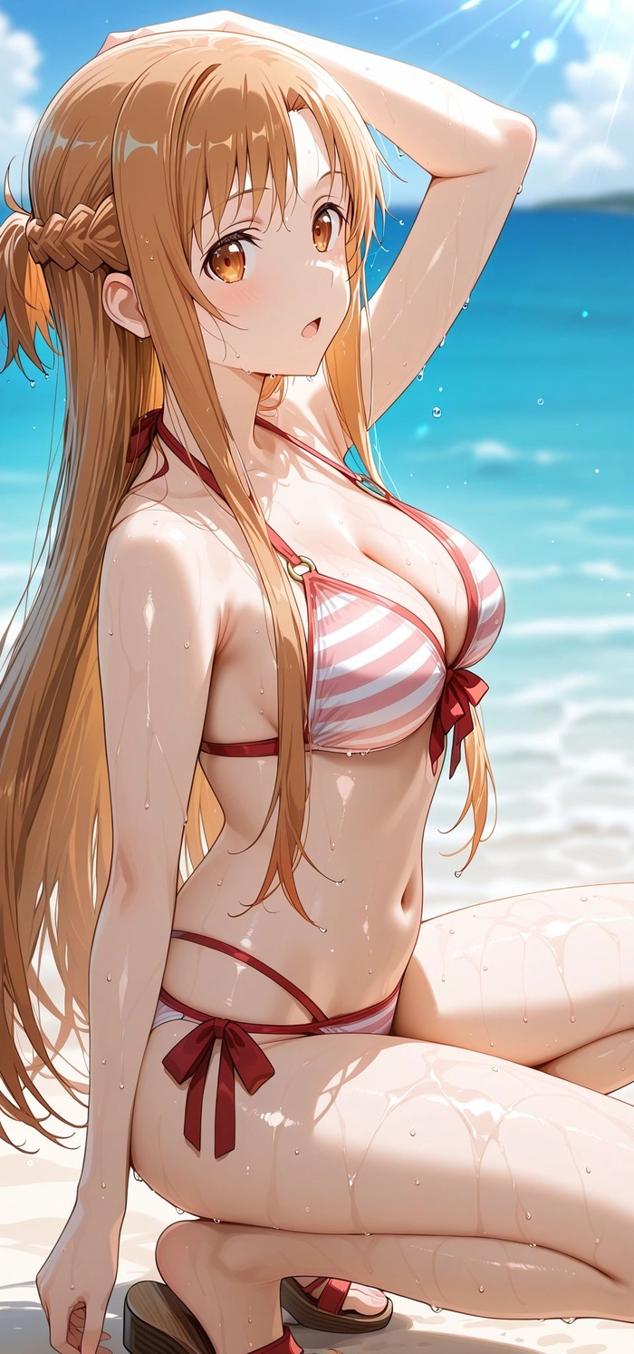 Ảnh Asuna bikini đẹp tự nhiên