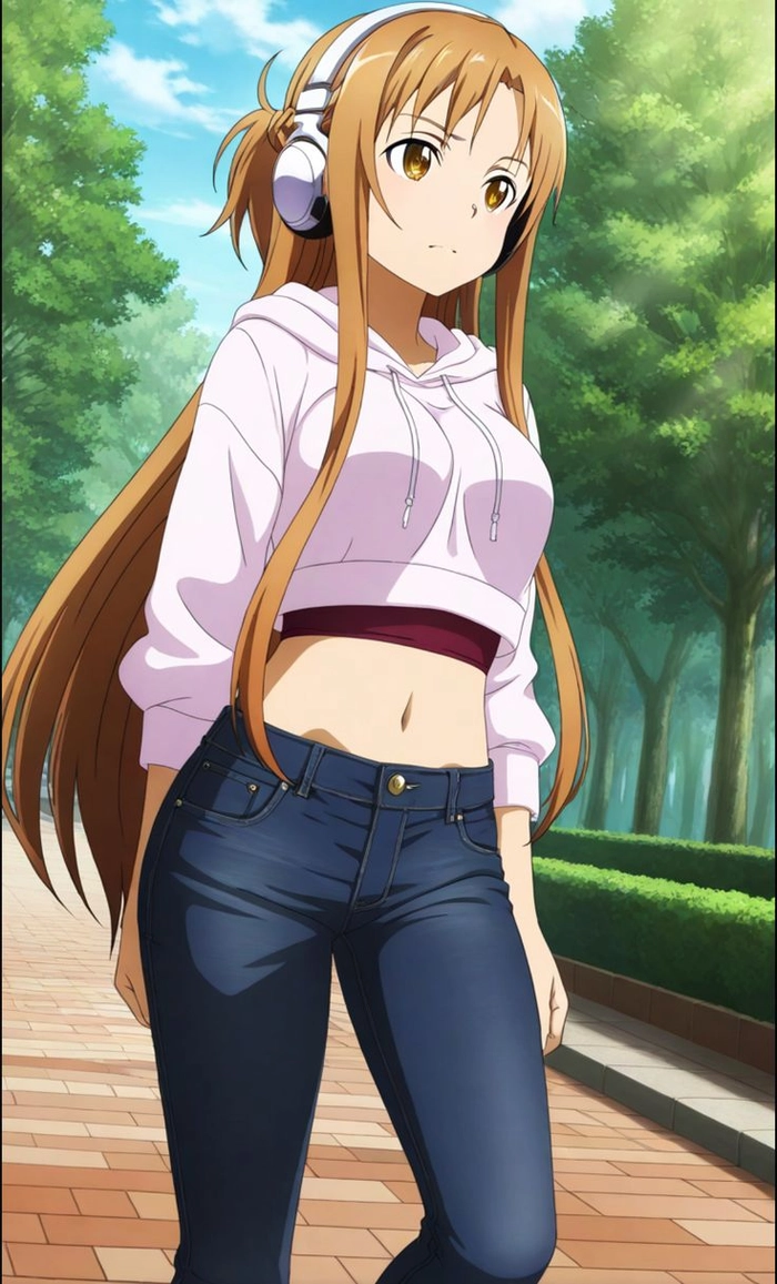 Ảnh Asuna cute phong cách nhẹ nhàng