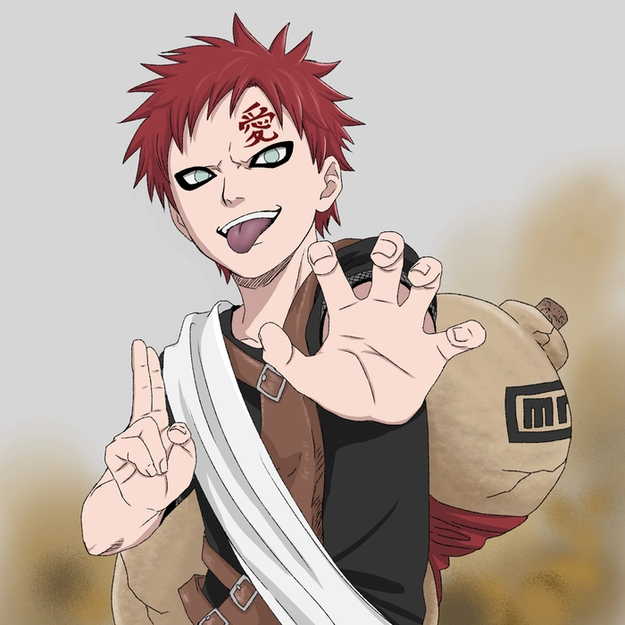 Ảnh Gaara mang nét gần gũi