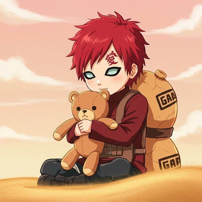 Ảnh Gaara ngầu nhìn rất ấn tượng