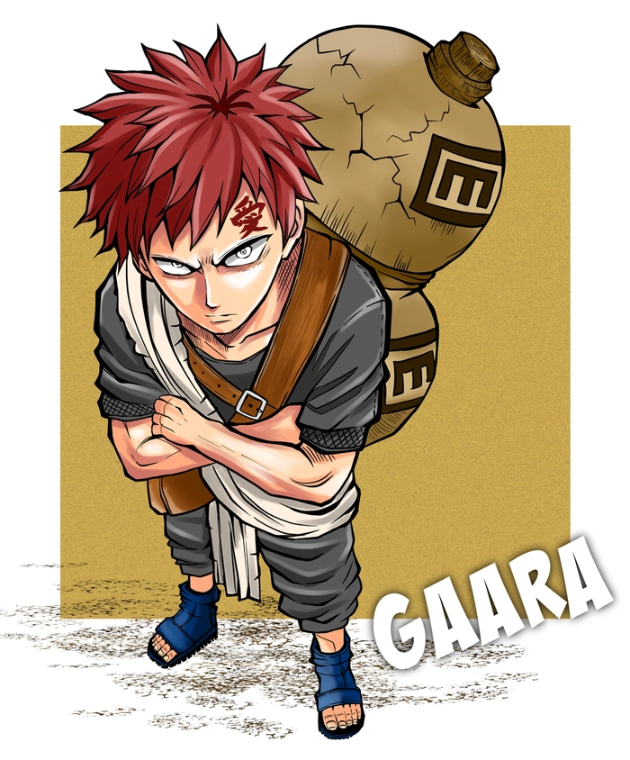 Ảnh Gaara ngầu và mạnh mẽ