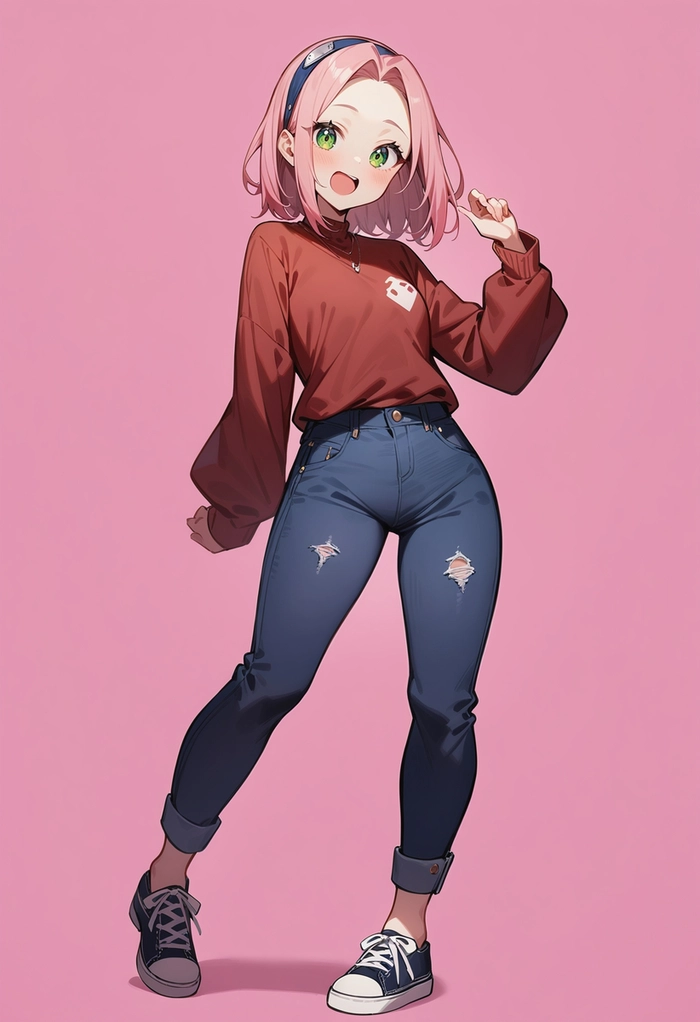 Ảnh Haruno Sakura ngọt ngào tinh tế