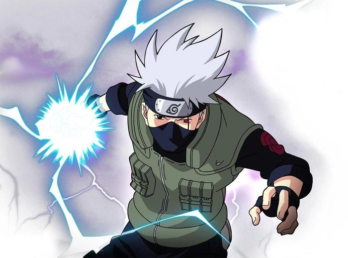 Ảnh Hatake Kakashi cute theo phong cách nhẹ
