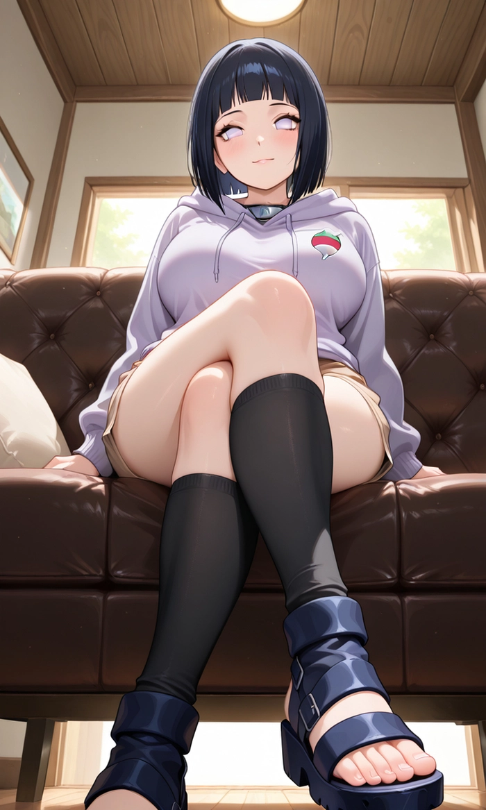 Ảnh Hinata Hyuga chibi nhìn rất dễ thương