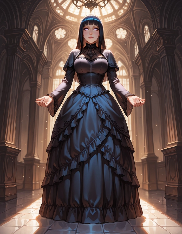 Ảnh Hinata Hyuga mang cảm xúc ấm áp