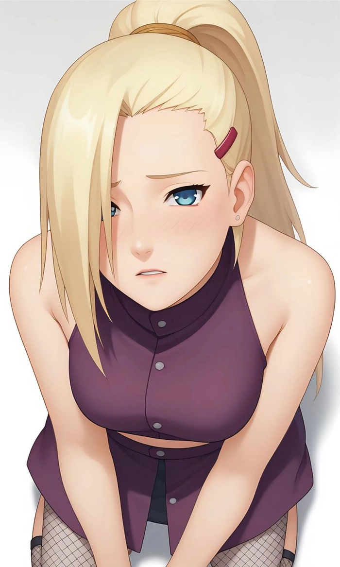 Ảnh Ino Yamanaka nét đẹp nữ tính