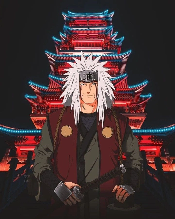 Ảnh Jiraiya ngầu đúng chất ninja