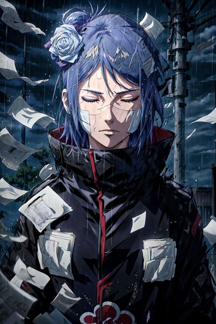 Ảnh Konan Akatsuki đậm chất Naruto
