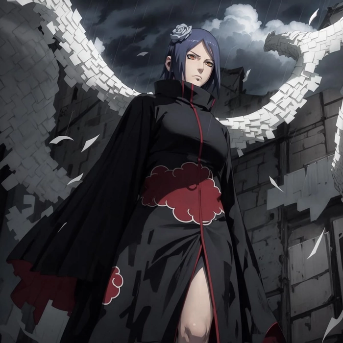 Ảnh Konan Akatsuki phong thái điềm tĩnh
