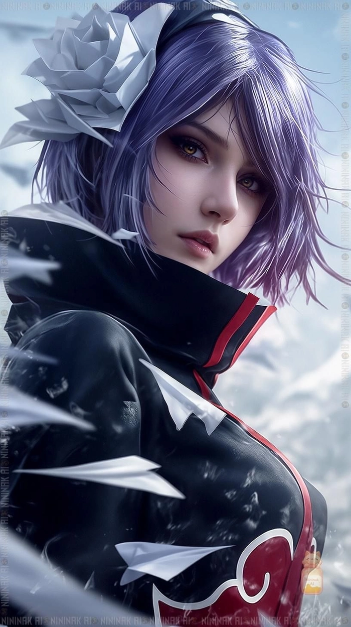 Ảnh Konan trong Naruto dịu dàng