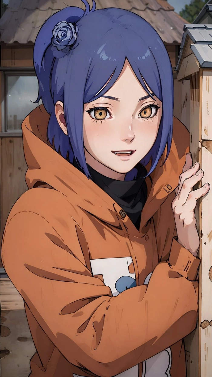 Ảnh Konan trong Naruto tĩnh lặng