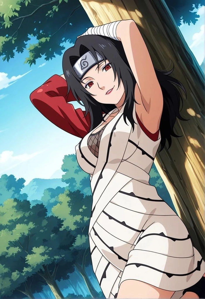 Ảnh Kurenai Yuhi màu sắc nhẹ