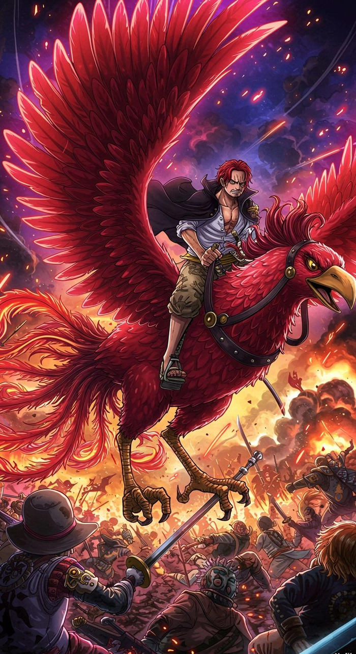 Ảnh One Piece Shanks chuẩn chất