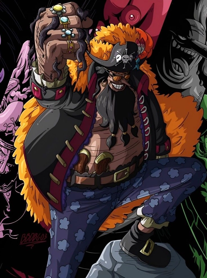 Ảnh Râu Đen One Piece mạnh mẽ