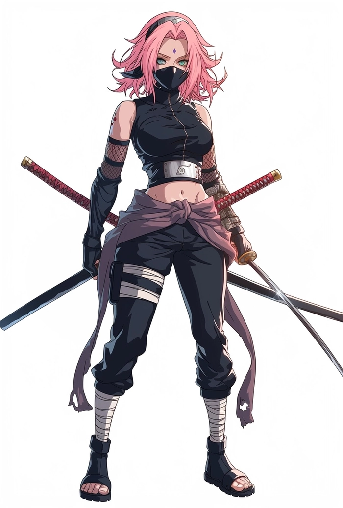 Ảnh Sakura Haruno mang vẻ đẹp mạnh mẽ