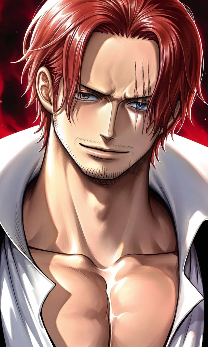 Ảnh Shanks Tóc Đỏ khí chất