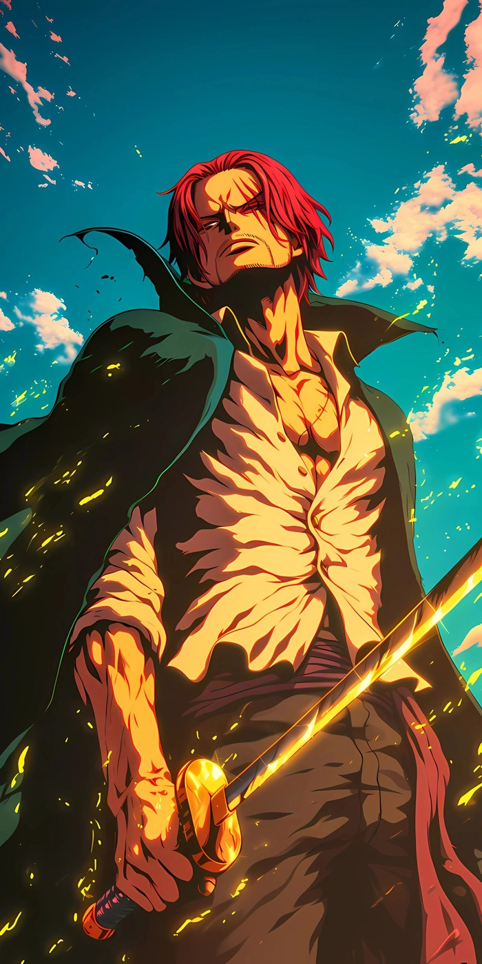 Ảnh Shanks Tóc Đỏ quyền uy