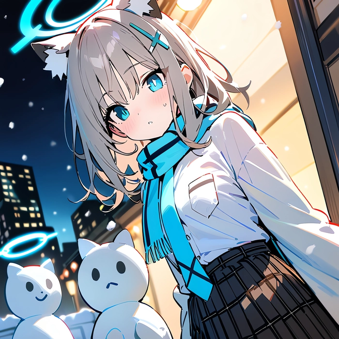 Ảnh Shiroko Sunaookami anime cuốn hút