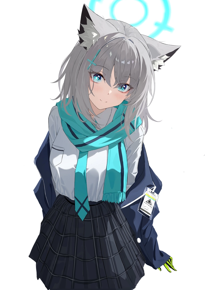 Ảnh Shiroko Sunaookami anime hiện đại