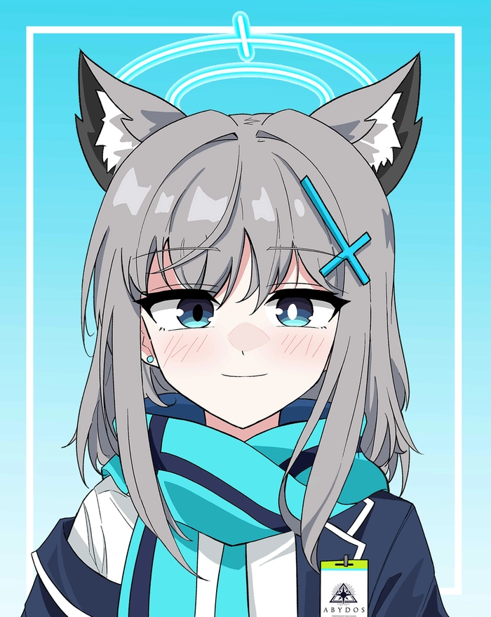 Ảnh Shiroko Sunaookami yên tĩnh