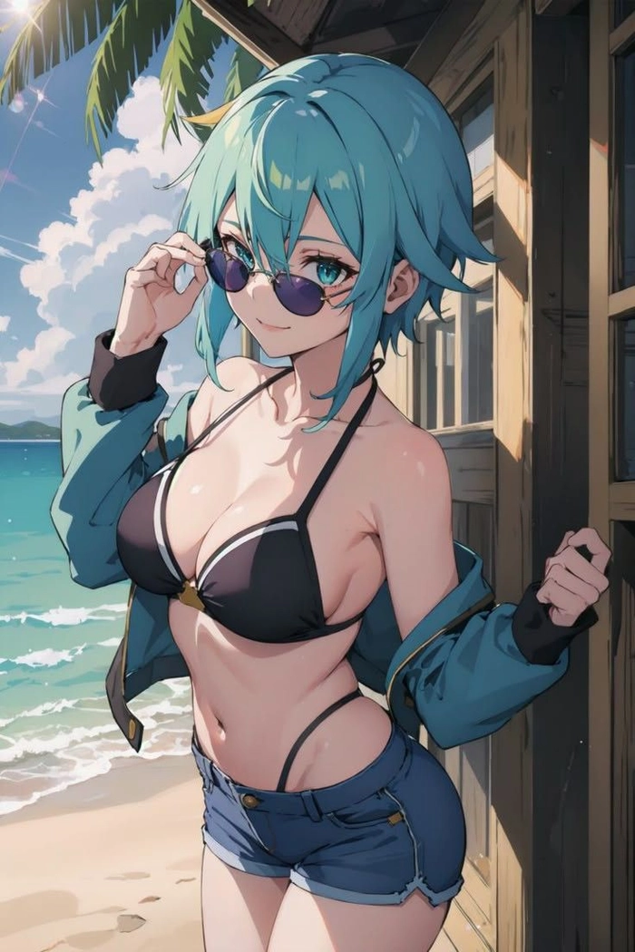 Ảnh Sinon phong cách lạnh lùng