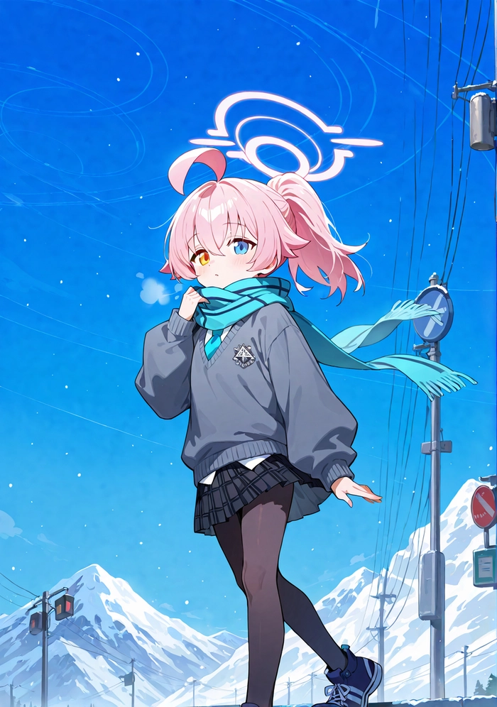 Ảnh Takanashi Hoshino mang vibe thư giãn