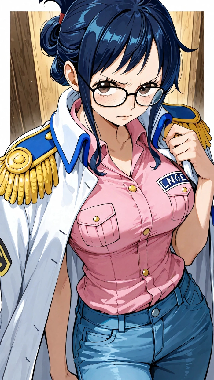 Ảnh Tashigi One Piece anime biểu cảm