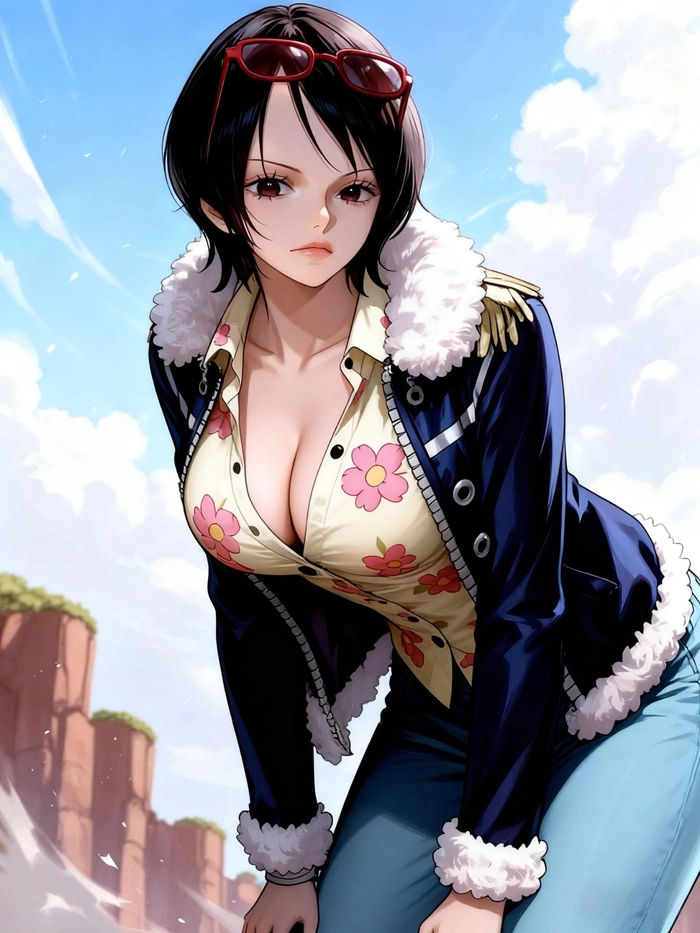 Ảnh Tashigi One Piece anime sắc màu ấn tượng