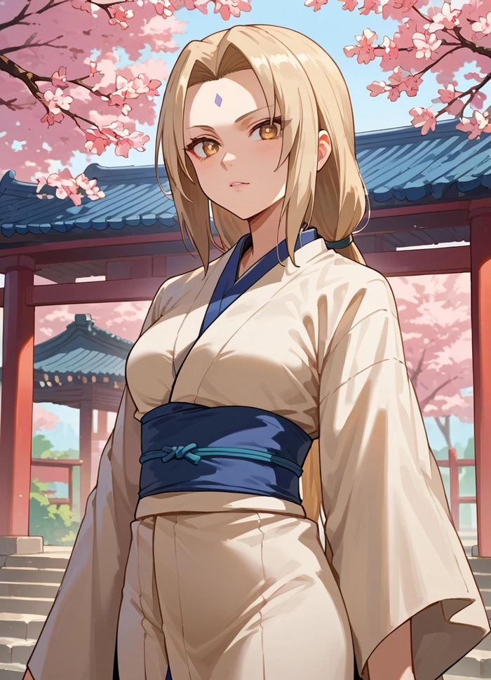 Ảnh Tsunade đầy khí chất Hokage
