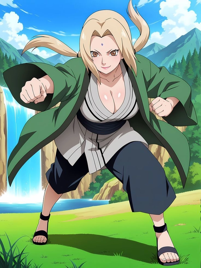 Ảnh Tsunade vẻ đẹp nội lực
