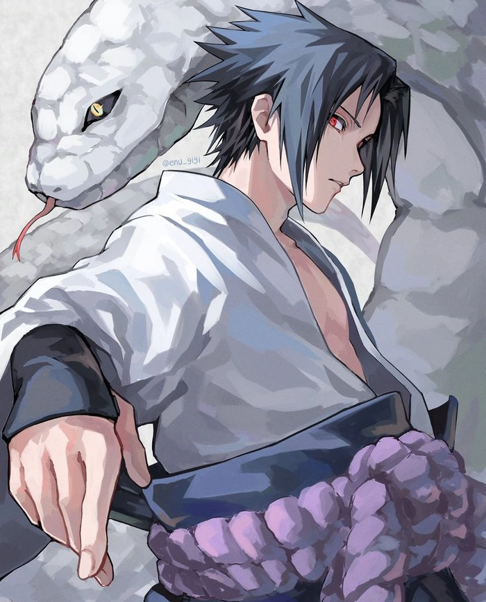 Ảnh Uchiha Sasuke cuốn hút ánh nhìn