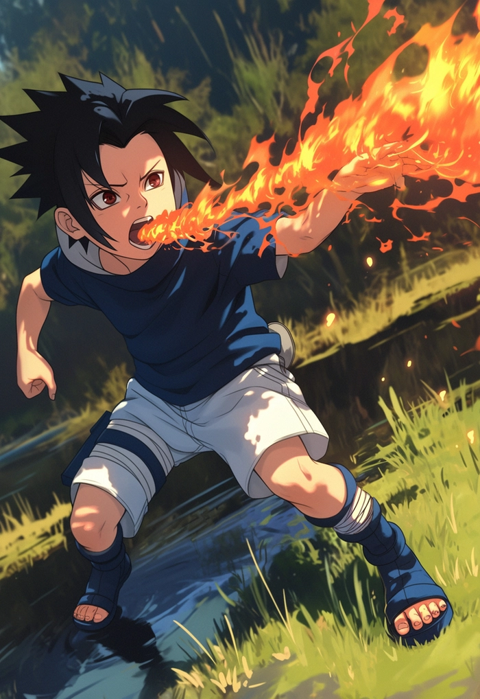 Ảnh Uchiha Sasuke ngầu và đầy chiều sâu