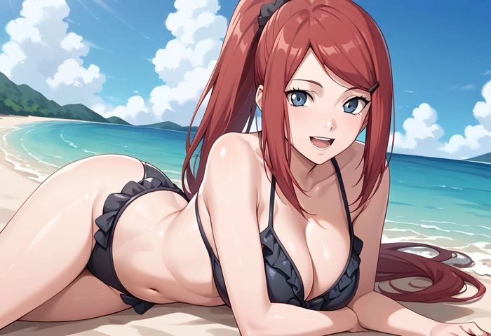 Ảnh Uzumaki Kushina vẻ đẹp sexy nhẹ