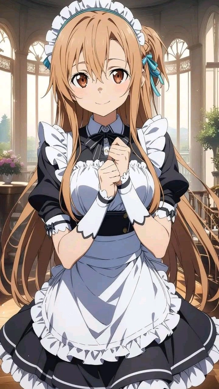 Ảnh anime Asuna phong cách chiến đấu