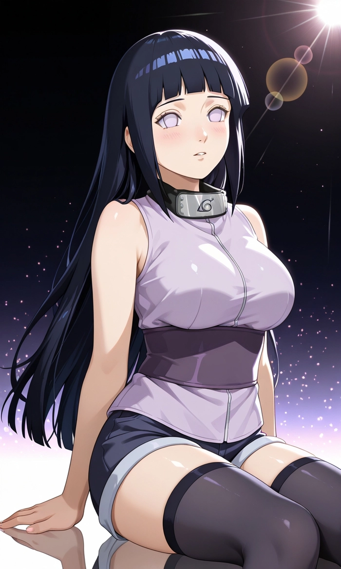 Ảnh anime Hinata Hyuga nhẹ nhàng cuốn hút