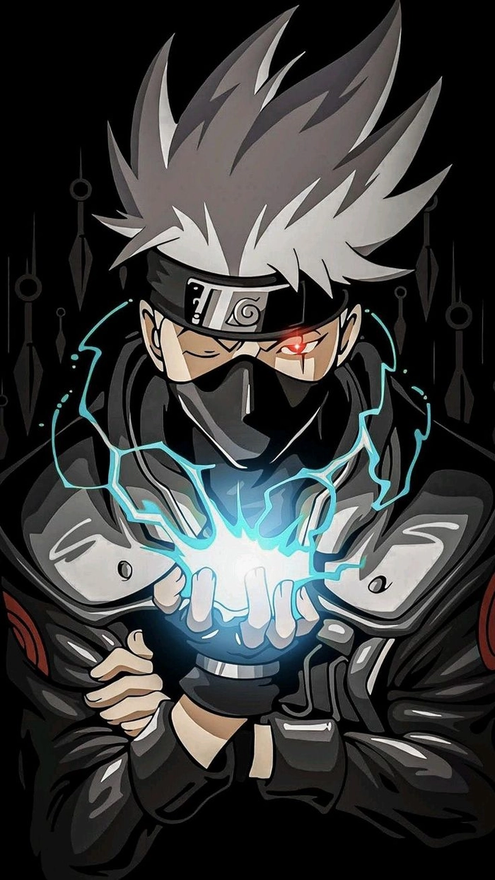 Ảnh anime Kakashi mang vẻ điềm đạm