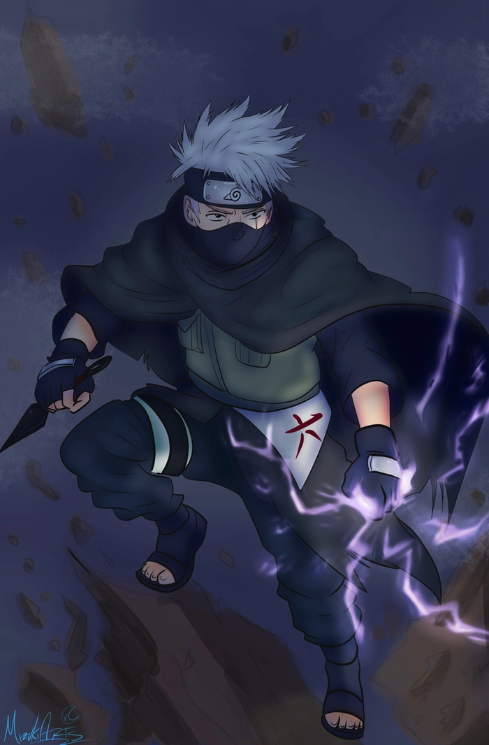Ảnh anime Kakashi phong cách trầm lặng