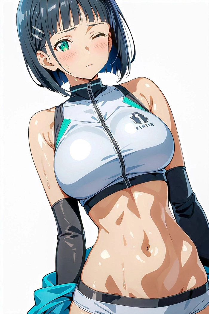 Ảnh anime Kirigaya Suguha giàu năng lượng