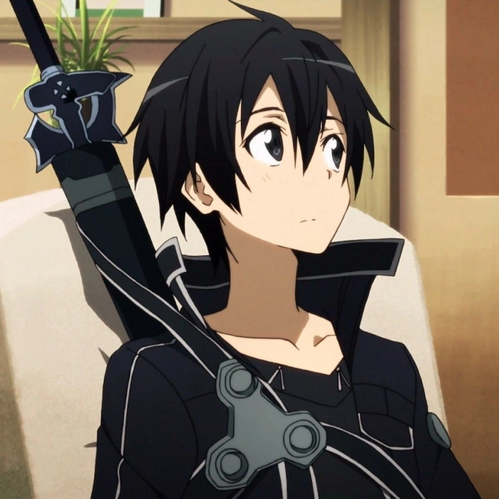 Ảnh anime Kirito phong cách chiến đấu