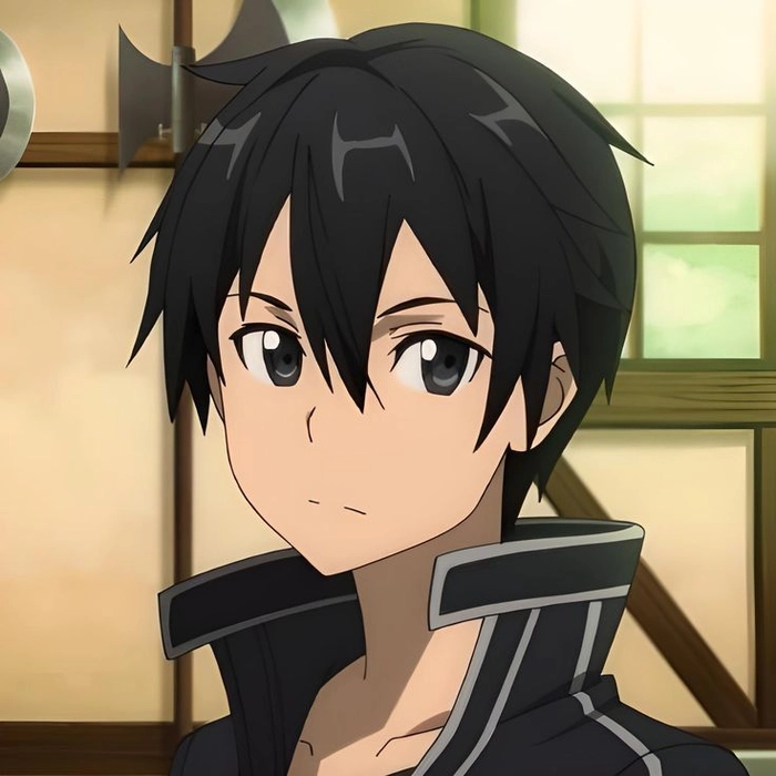Ảnh anime Kirito tạo hình quen thuộc