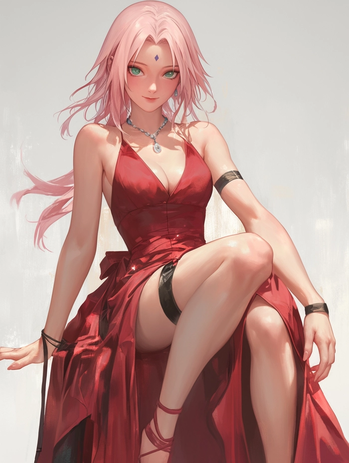 Ảnh anime Sakura Haruno nữ tính
