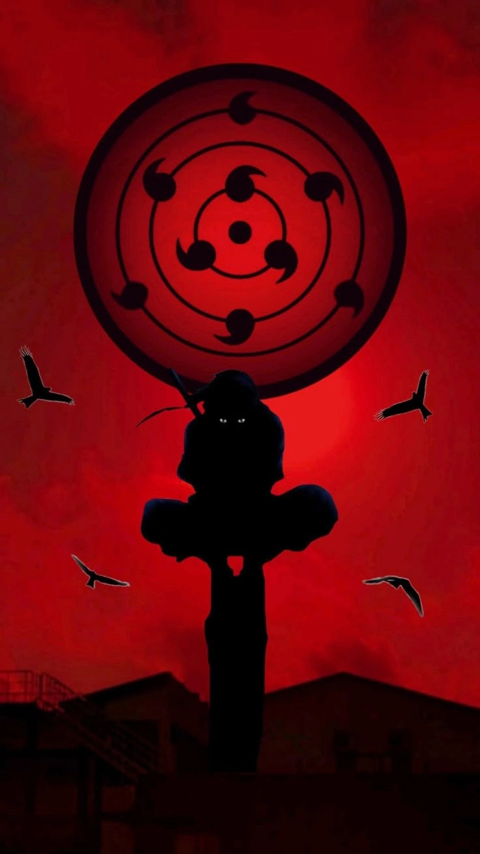Ảnh anime Uchiha Itachi phong cách tối