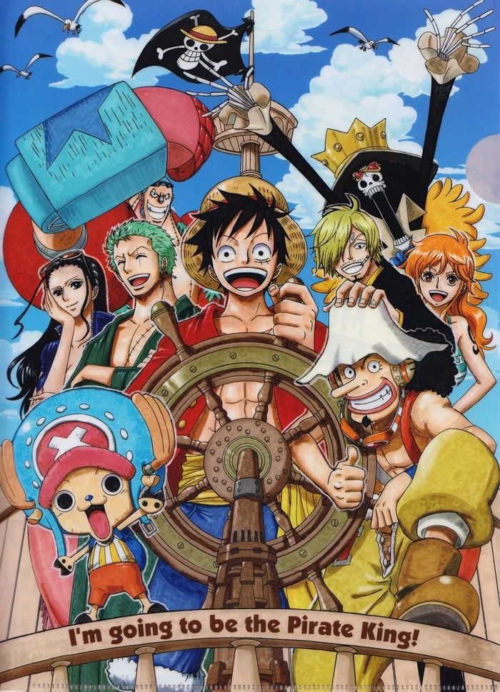 Ảnh nền anime One Piece hài hòa màu sắc