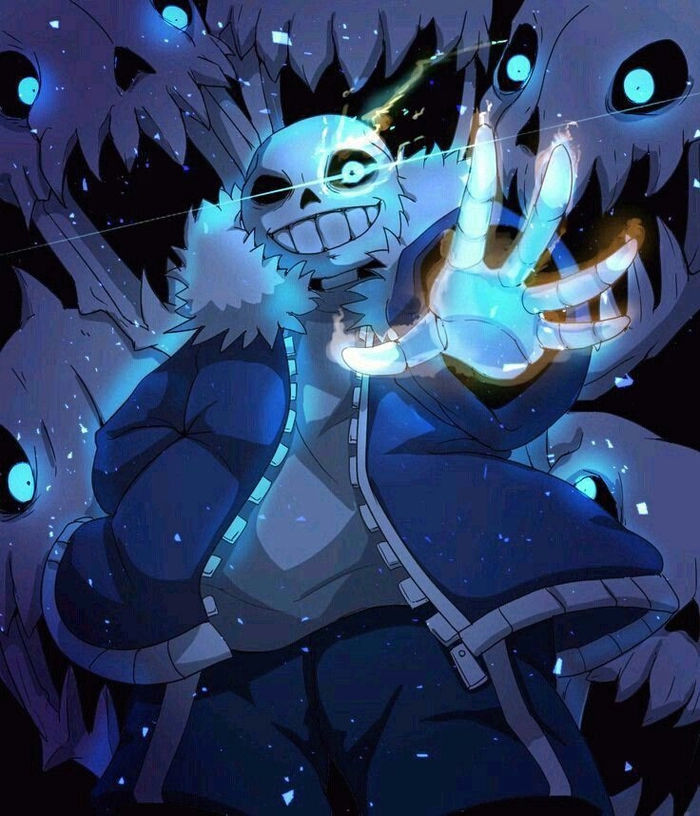 Anime ảnh Sans ngầu đầy bí ẩn