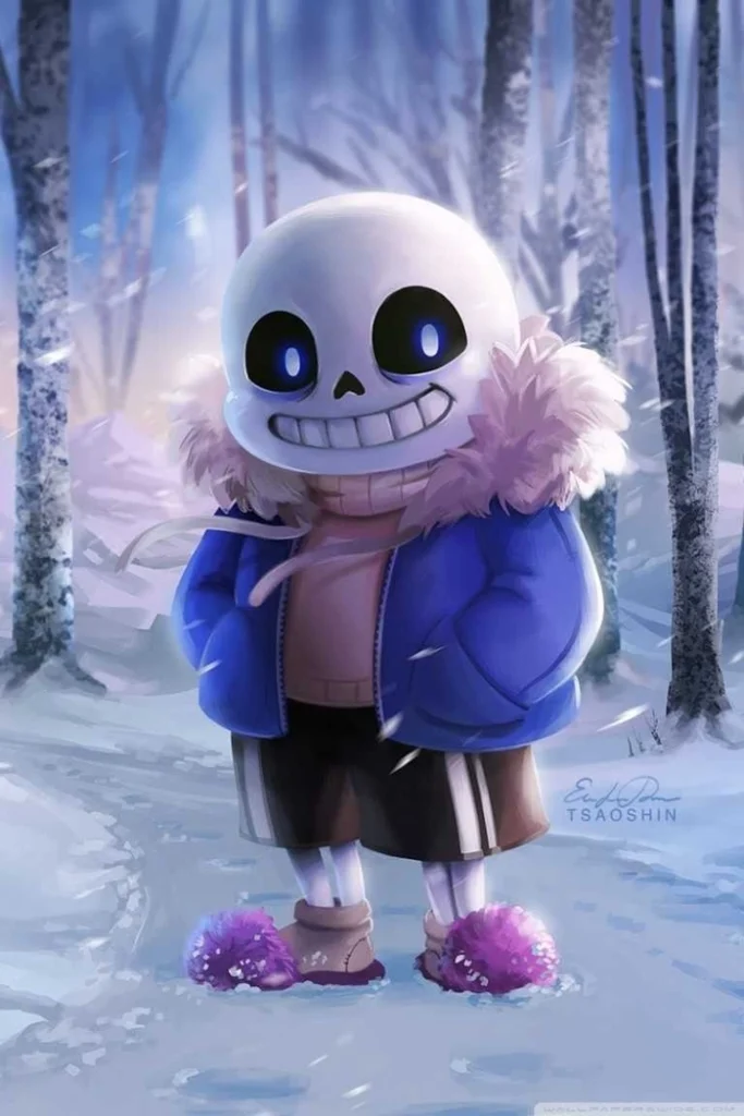 Anime ảnh Sans ngầu lạnh lùng
