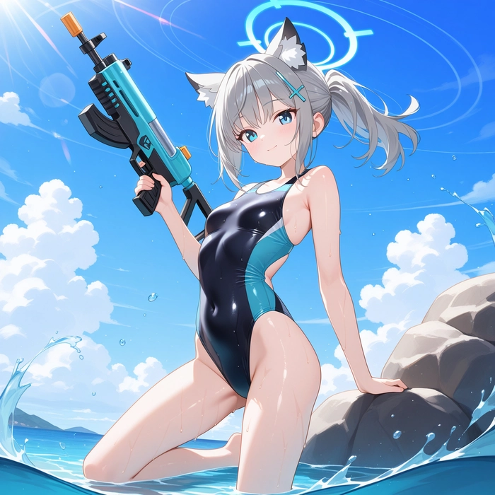 Arona Blue Archive chibi ngọt ngào