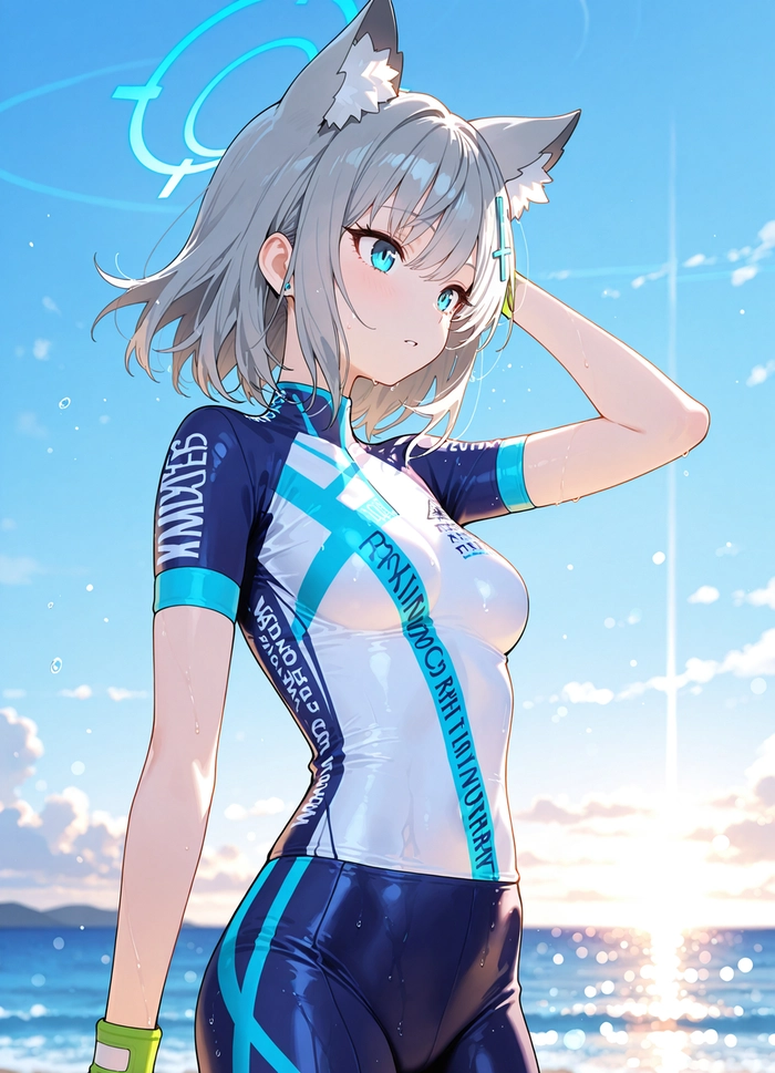 Arona Blue Archive chibi phong cách anime