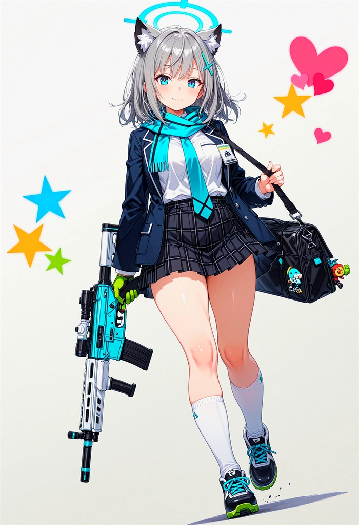 Arona Blue Archive cute nhẹ nhàng