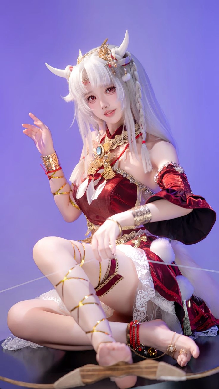 Avatar gái xinh cosplay Genshin Impact đẹp
